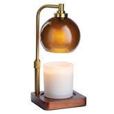 Amber Sphere Candle Warmer Lamp