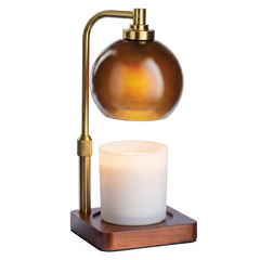 Amber Sphere Candle Warmer Lamp