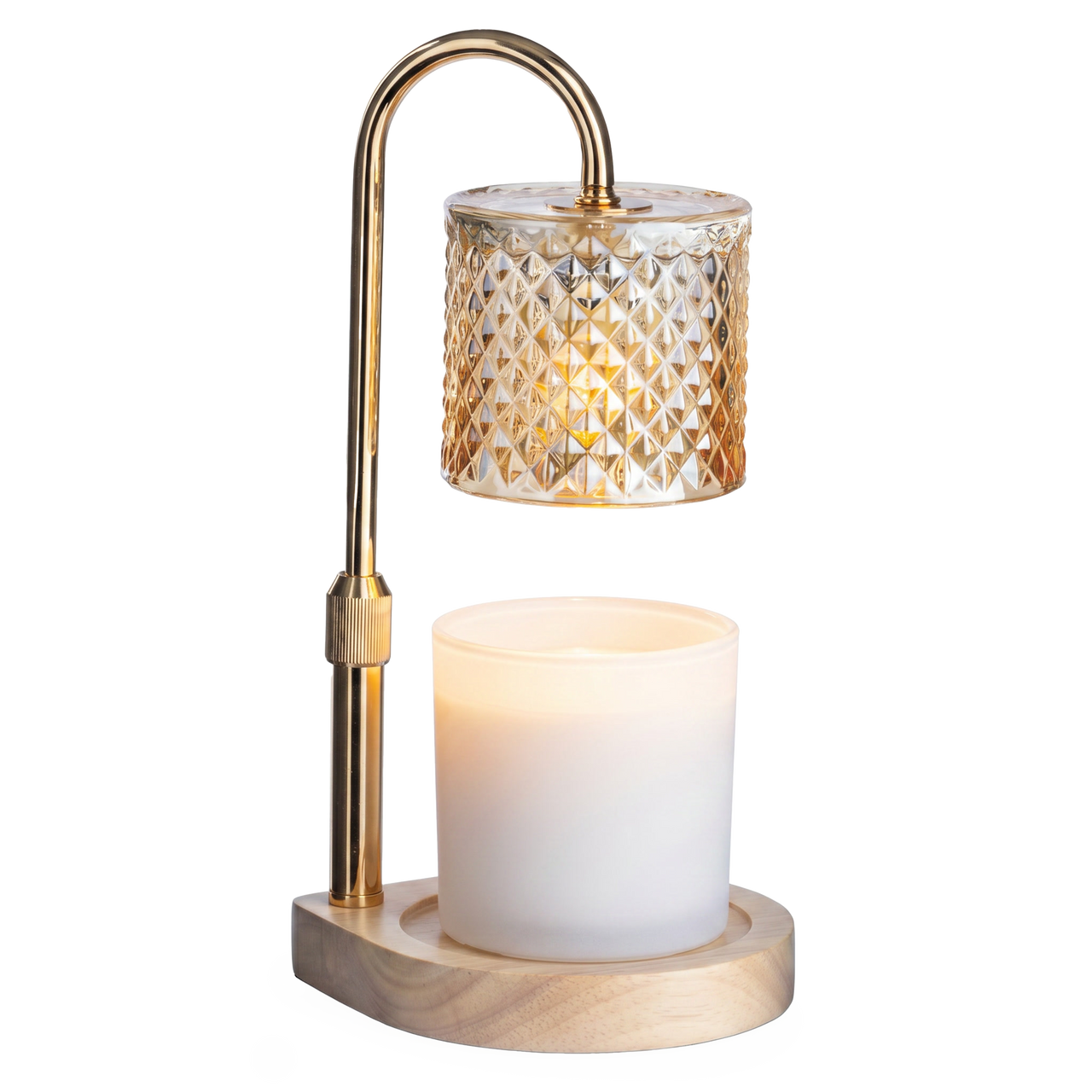 Champagne Crystal Candle Warmer Lamp
