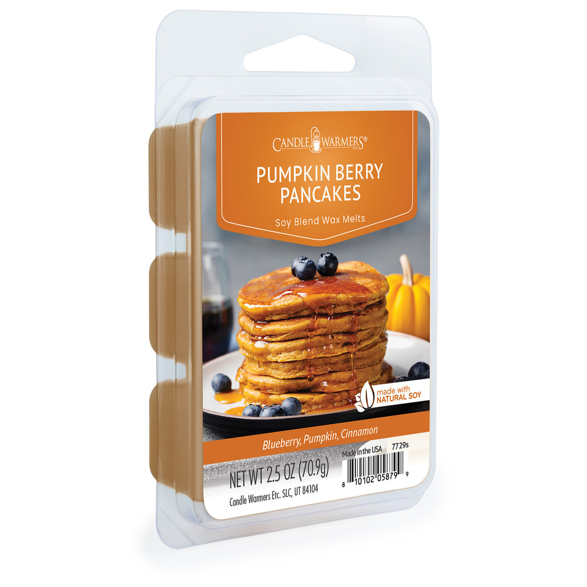 Pumpkin Berry Pancakes Classic 2.5oz Wax Melt