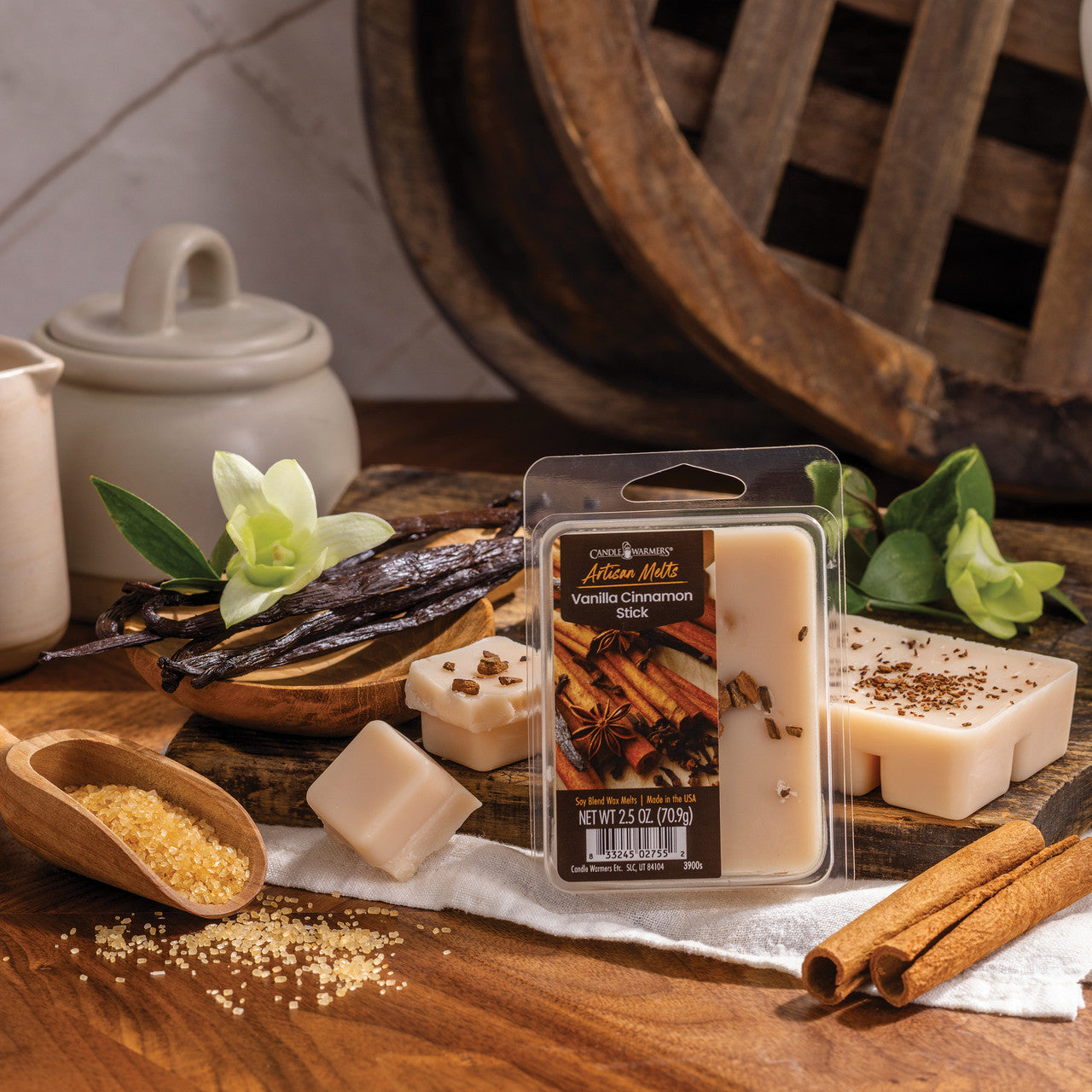 Vanilla Cinnamon Stick Artisan Wax Melts